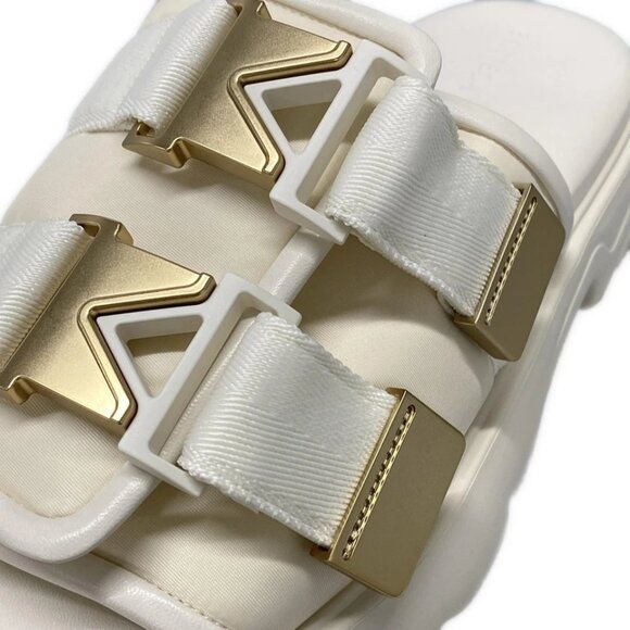 BOTTEGA VENETA - Cream Chemical Fiber Rubber Men's Sandals 492-080425 - Picture 8 of 13